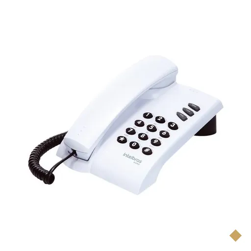 Telefone com Fio Intelbras Pleno Cinza Ártico