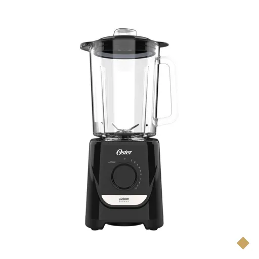 Liquidificador Oster Jarra de Vidro 2,2 Litros Preto 1250W OLIQ520-127