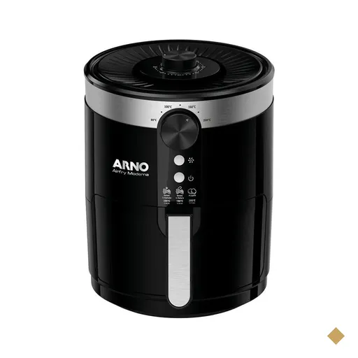 Fritadeira Elétrica sem Óleo Arno Moderna 3,5l Preta PFRY EY1208B2
