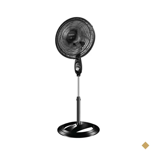 Ventilador Mondial Coluna Vsp-40c-NB 6P 40 cm - Preto com Prata