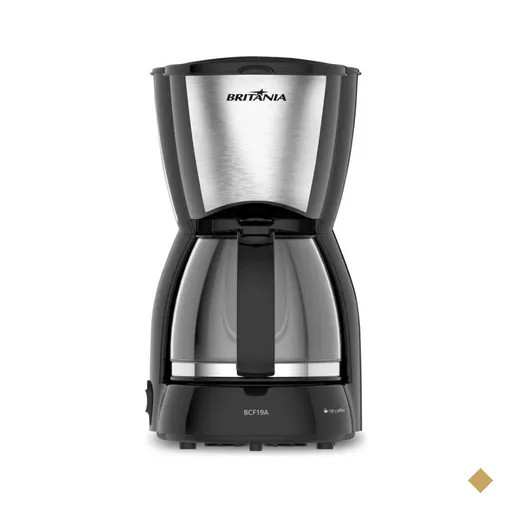 Cafeteira Britânia 18 Cafezinhos Jarra de Vidro 550W  BCF19A 220V