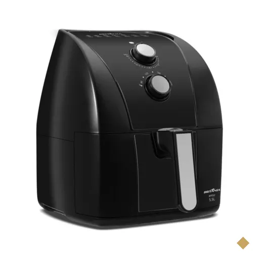 Fritadeira Elétrica Air Fryer Britânia 5,5L Antiaderente Redstone 1500W BFR50…