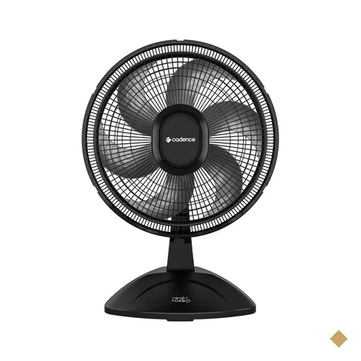 Ventilador de Mesa Cadence VTR410 Refresh Turbo Pro 6 Pás 3 Velocidades Preto
