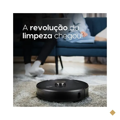 Robô Aspirador e Passa Pano Ropo Smart Laser Bivolt