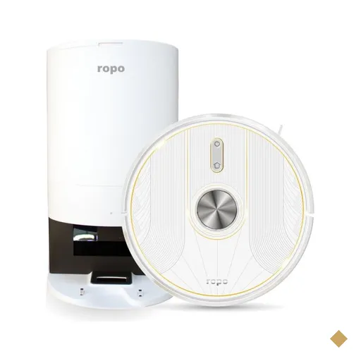 Robô Aspirador Ropo Glass 5 Pro Branco 110V