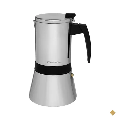 Cafeteira Espresso Italiana Tramontina Aço Inox 600ml