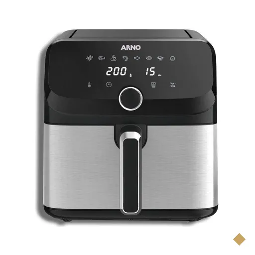 Air Fryer Mega Digital Arno AFD7 7,5L Preto Inox 1700W 220V