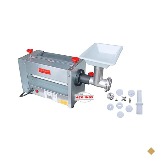 Cilindro Sovador Laminador Extrusor e Moedor Bigolar 30cm 1/3CV Bivolt