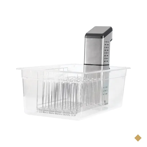 Kit Termocirculador Sous Vide R. Baião com Cuba Tampa e Grade 220V TSV60