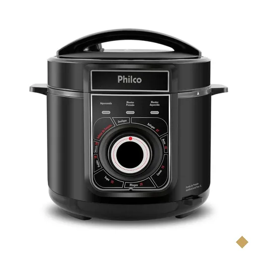 Panela de pressão multifuncional Philco PPP02PI inox 5L 127V