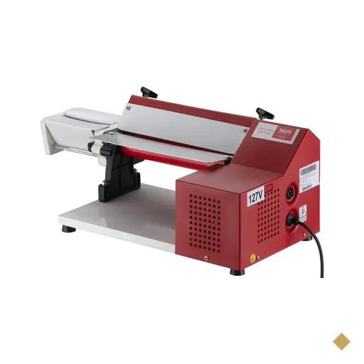 Cilindro Laminador para Massas Malta 28cm Vermelho com Talharim Bivolt