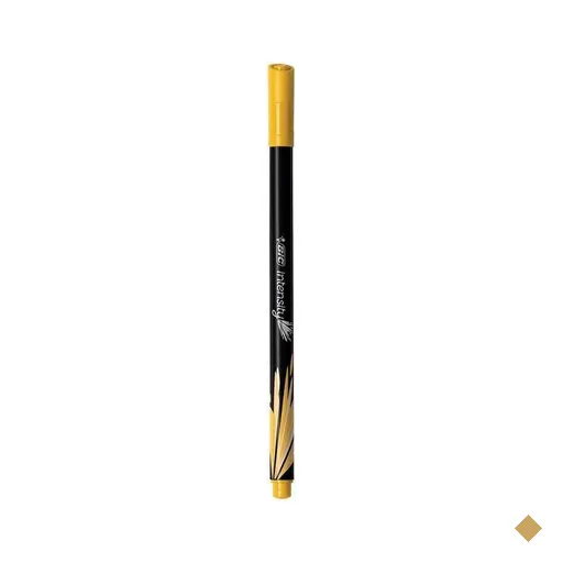 Caneta hidrográfica BIC Intensity Mostarda, Ponta Ultra Fina de 0.4mm, Corpo…