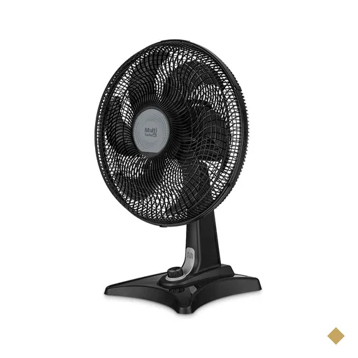 Ventilador de Mesa Multi Turbo 40cm 127v-130w Preto - VL403OUT [Reembalado]