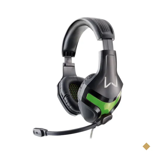 Headset Harve Gamer P2 Green Warrior - PH298OUT [Reembalado]