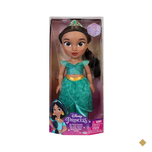 Boneca Infantil Princesa Disney Jasmine Articulada 38cm Multikids - BR2333
