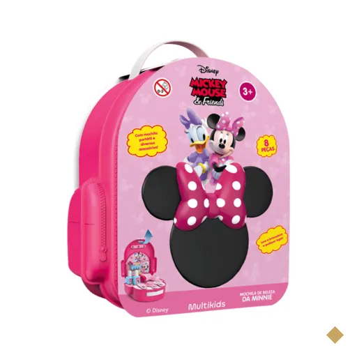 Mochila de Beleza da Minnie com Acessórios Multikids - BR2187