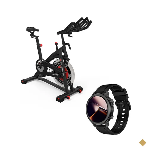Kit Bike Ergométrica Spinning Schwinn + SmartWatch G2R Multi - GY0021K