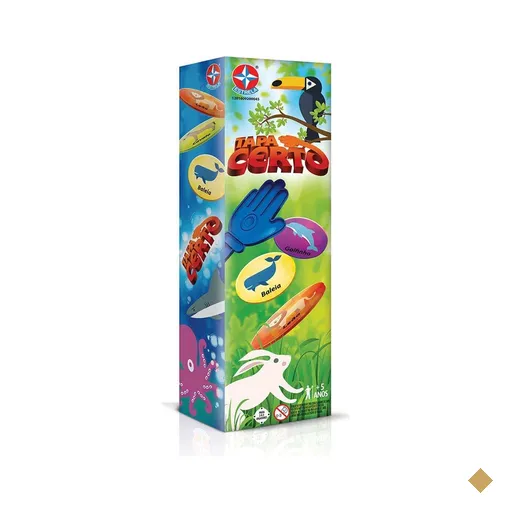 Jogo Tapa Certo Estrela - Colorido