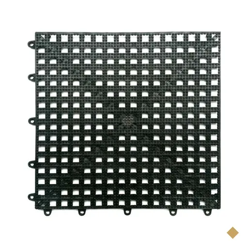 Tapete Modulado Acqua Kap 30X30 cm 6 Peças Havan Casa - Preto