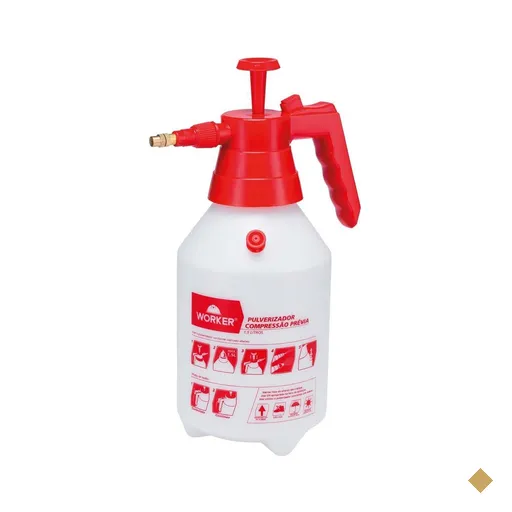 Pulverizador de Compressão Prévia 1,5 Litros Worker - Branco