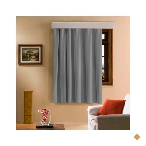Cortina Blackout Para Quarto E Sala Rodízio 1,30X2,00 M Havan Casa - Cinza