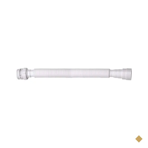 Sifão Ajustável Sanfonado Universal 150Cm Branco Durin - 00309