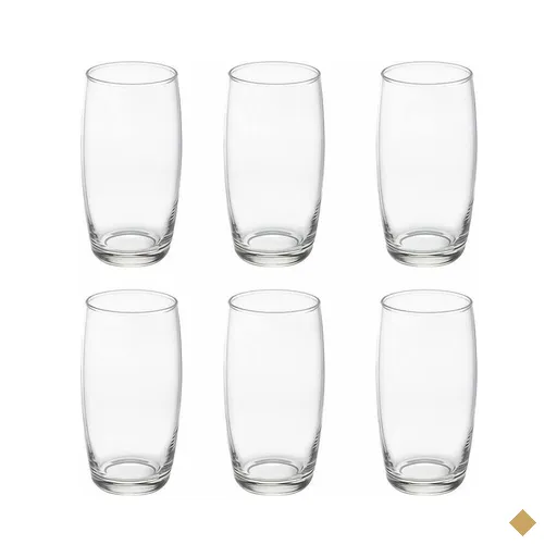 Jogo de Copos Nadir Long Drink 300Ml Oca 6 Peças - Vidro