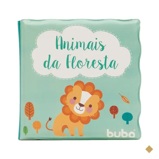 Livrinho de Banho para Bebê Buba - Animais da Floresta