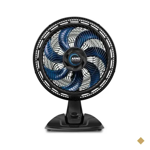 Ventilador de Mesa Arno X-Treme 7 Desm, 40 Cm 7 Pás 150W VE70 - Preto e azul…