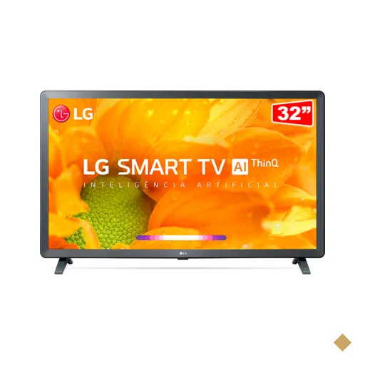 TV LED LG 32" 32LM625B Smart, Thinq AI, WebOS, Quad Core, HDR Ativo, Clear…