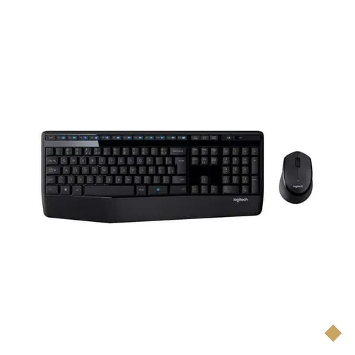 Combo Teclado e Mouse sem fio Logitech MK345 com Teclado com Apoio para as…