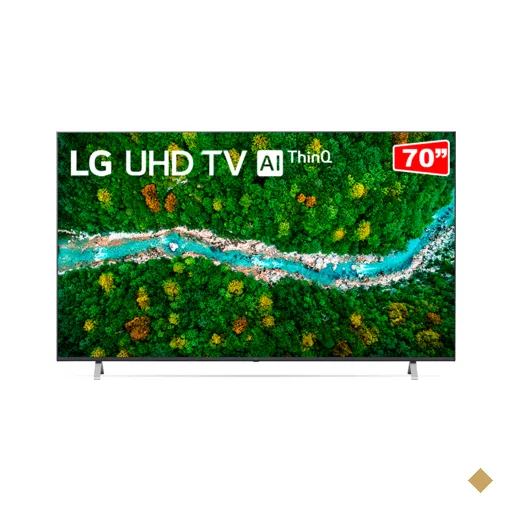 Smart TV LG 70" 4K UHD 70UP7750 WiFi Bluetooth HDR Inteligência Artificial…