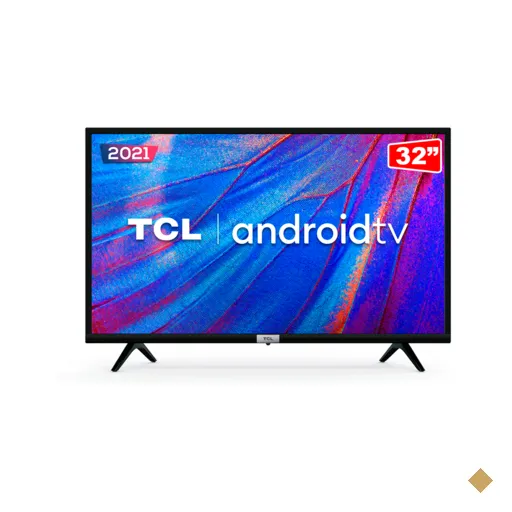 TV TCL LED 32" HD, HDR, Wifi e Bluetooth, HDMI, USB, Controle Remoto com…