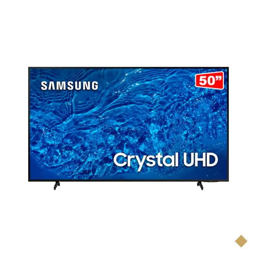 Samsung Smart TV 50" Crystal UHD 4K, Alexa built in, Wi-Fi, 50BU8000 | Preto