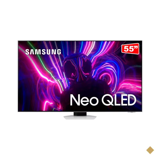 Samsung Smart TV 55" Neo QLED 4K, Processador com IA, Som em Movimento, Tela…