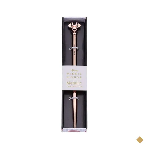 Caneta esfer. 1.0mm Metálica Minnie gold 22301 Molin BT 1 UN