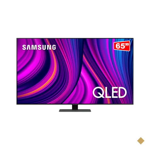 Samsung Smart TV 65" QLED 4K, Modo Game, Processador com IA, Som em Movimento…