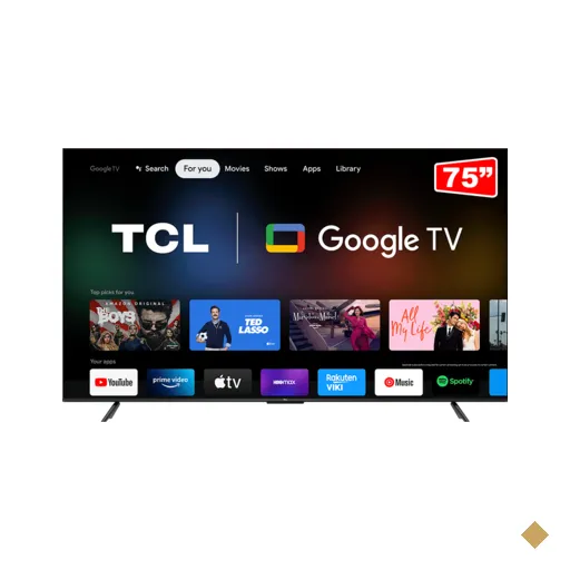Smart TV LED 75" TCL P735 4K UHD HDR DOLBY VISION | Chumbo/Metálico
