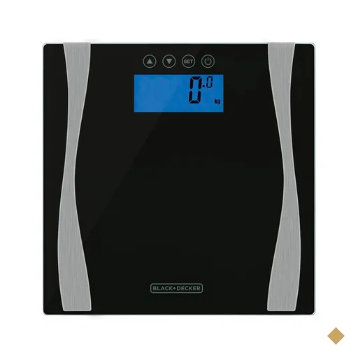 Balança Eletrônica Black & Decker com Bioimpedância e Capacidade de 180 Kg -…