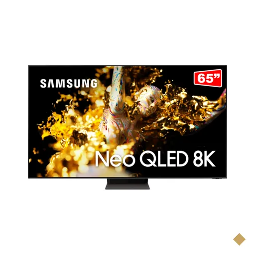 Samsung Smart TV 65" Neo QLED 8K, Mini LED, Processador com IA, Som em…