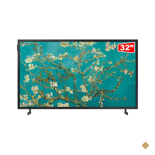 Samsung Smart TV 32" FHD QLED The Frame, Modo Arte - QN32LS03BBGXZD | Preto
