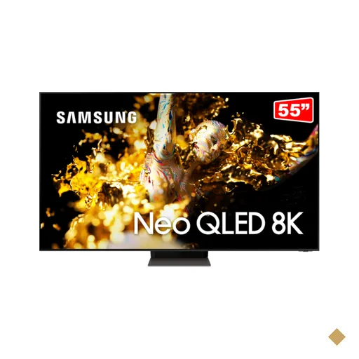 Samsung Smart TV 55" Neo QLED 8K, Mini LED, Processador com IA, Som em…