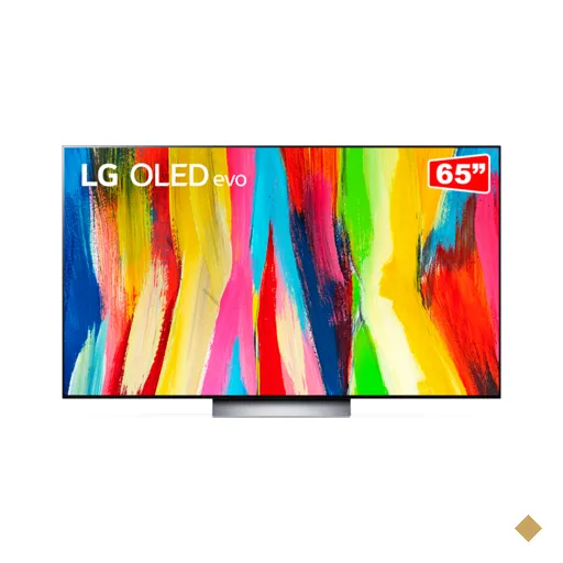 Smart TV LG 65" 4K OLED65C2 Evo 120Hz Mais Brilho G-Sync FreeSync 4x HDMI 2.1…
