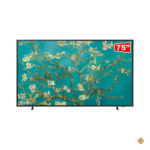 Samsung Smart TV 75" QLED 4K The Frame, Tela Matte, Design slim, Única…