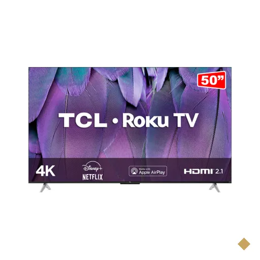 Smart TV TCL 50" LED 4K UHD 50RP630 ROKU, HDR, Wifi dual band, 4 HDMI, 1 USB…