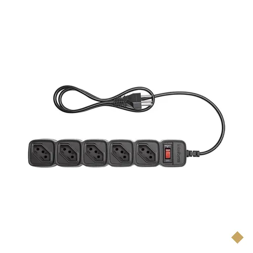 Dispositivo de Proteção Elétrica Intelbras com 5 Tomadas EPE 205+