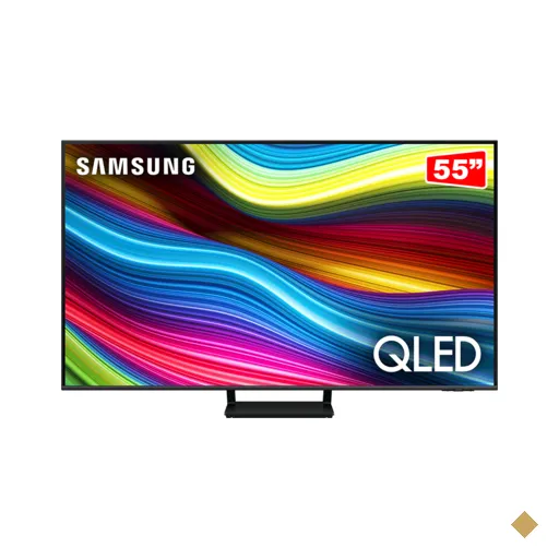 Samsung Smart TV 55" QLED 4K Modo Game, Processador IA, Som em Movimento…