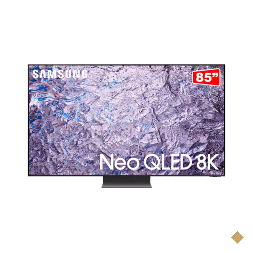 Samsung Smart TV 85” Neo QLED 8K Processador com IA | QN85QN800CGXZD