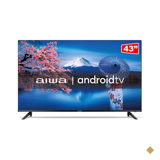 Smart TV Aiwa 43, Android, Full HD, Borda Ultrafina, HDR10, Dolby Áudio |…