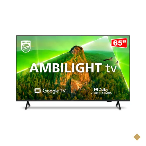 Smart TV Philips 65" 4K UHD LED 65PUG7908/78, Ambilight, Chromecast, Dolby…